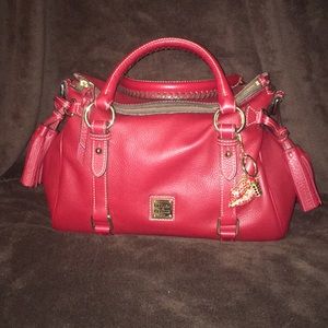 Dooney & Bourke Cranberry Satchel (Samba?)